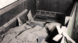 Vermalen vezelcement