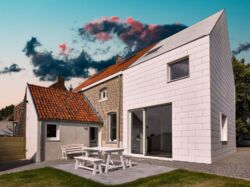 Fasonit leien gevelbekleding