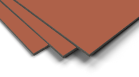 Gevelplaat copper red