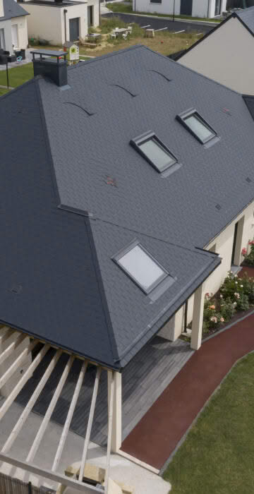 Ranville Maison Individuelle Toitures drone2 16