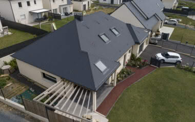 Ranville Maison Individuelle Toitures drone2 16