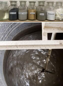 Vezels menging voor bijsnijden